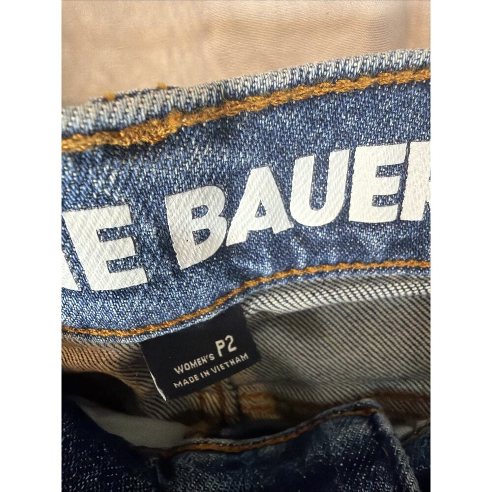 Eddie Bauer Authentic Voyager High Rise Straight Jeans Size P2 NWT 85.00 - Picture 6 of 9